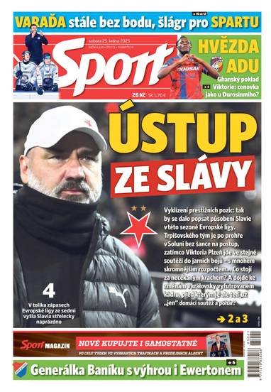 E-magazín Sport - 25.1.2025 - CZECH NEWS CENTER a. s.