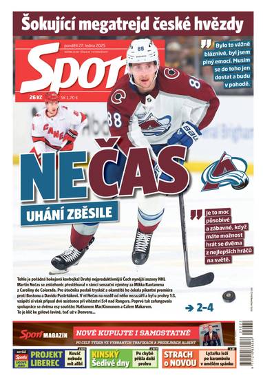 E-magazín Sport - 27.1.2025 - CZECH NEWS CENTER a. s.