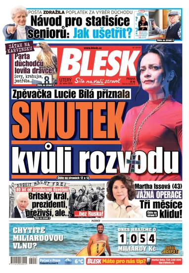 E-magazín BLESK - 28.1.2025 - CZECH NEWS CENTER a. s.