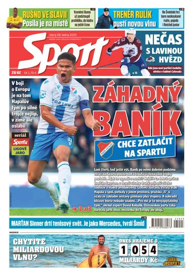 E-magazín Sport - 28.1.2025 - CZECH NEWS CENTER a. s.