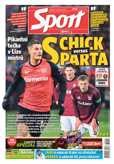 E-magazín Sport - 29.1.2025 - CZECH NEWS CENTER a. s.