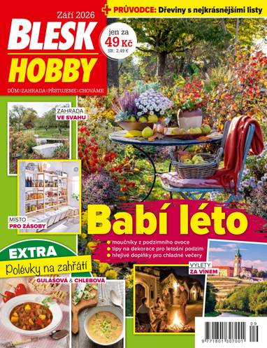 Časopis BLESK HOBBY - 9/2026 - CZECH NEWS CENTER a. s.
