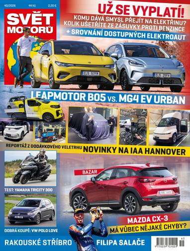 Časopis SVĚT MOTORŮ - 40/2026 - CZECH NEWS CENTER a. s.