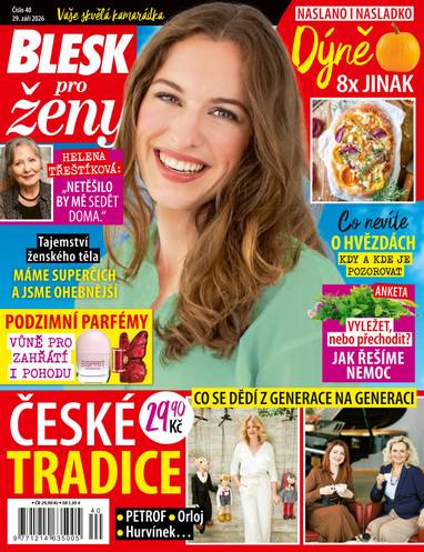 Časopis BLESK pro ženy - 40/2026 - CZECH NEWS CENTER a. s.