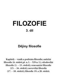 E-kniha FILOZOFIE 3. díl - Jan Volf