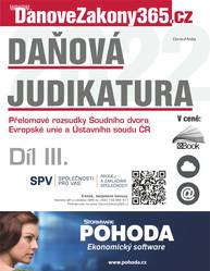 E-kniha Daňová judikatura (III.) - kolektiv autorů