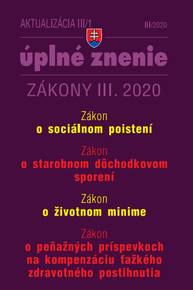 E-kniha Aktualizácia III/1 - 13. dôchodok, Sociálne poistenie, Dôchodkové sporenie - Autor Neuveden