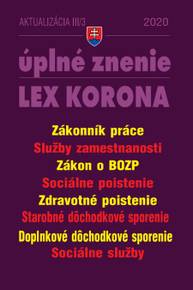 E-kniha Aktualizácia III/3 2020 - LEX-KORONA - Autor Neuveden