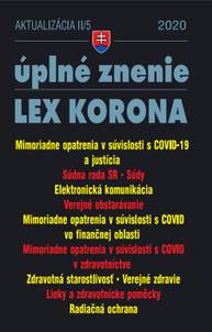 E-kniha Aktualizácia II/5 2020 – Obchodné a občianske právo v čase koronavírusu - Autor Neuveden