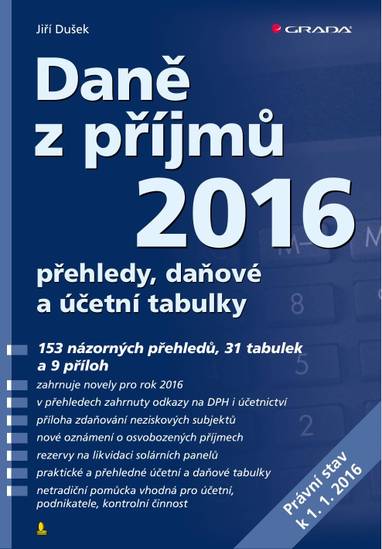 E-kniha Daně z příjmů 2016 - Jiří Dušek