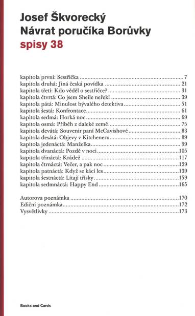 E-kniha Návrat poručíka Borůvky (spisy - svazek 38) - Josef Škvorecký