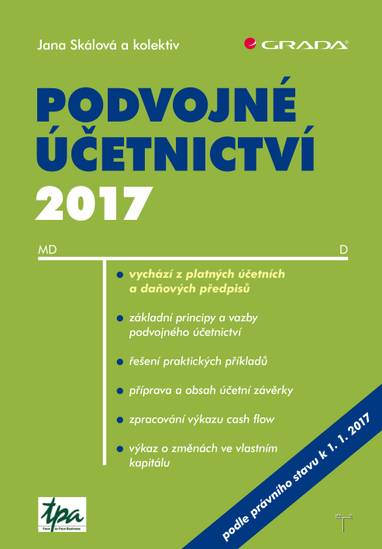 E-kniha Podvojné účetnictví 2017 - Jana Skálová, kolektiv a