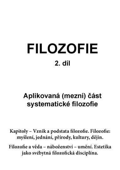 E-kniha Filosofie 2. díl - Jan Volf