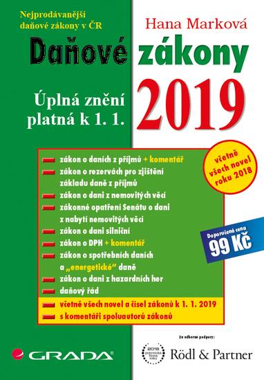 E-kniha Daňové zákony 2019 - Hana Marková