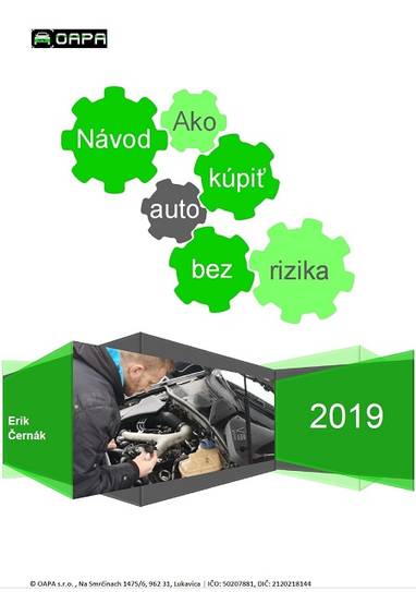 E-kniha Návod ako kúpiť auto bez rizika - Erik Černák