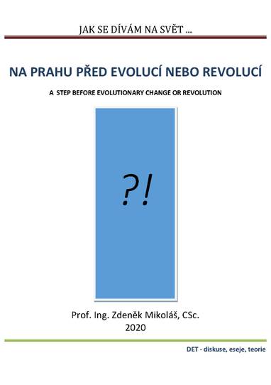 E-kniha Jak se dívám na svět… - Prof. Ing. Zdeněk Mikoláš CSc.