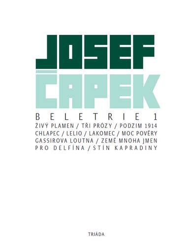 E-kniha Beletrie 1 - Josef Čapek