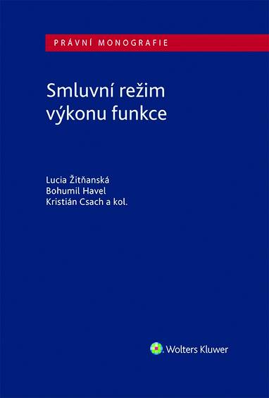 E-kniha Smluvní režim výkonu funkce - autorů kolektiv