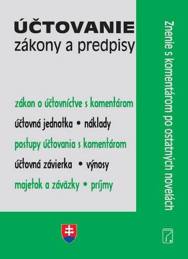 E-kniha Účtovanie – Zákony a predpisy - Autor Neuveden