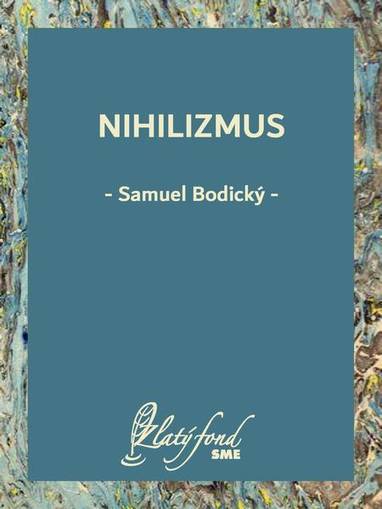 E-kniha Nihilizmus - Samuel Bodický