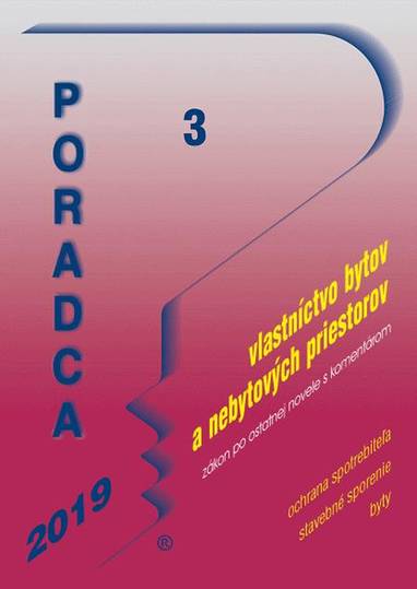 E-kniha Poradca 3/2019 - Zákon o vlastníctve bytov a nebytových priestorov – úplné znenie s komentárom - kolektív autorov