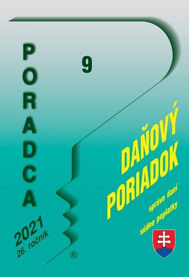 E-kniha Poradca 9/2021 - Daňový poriadok s komentárom - Daniela Ivanáková