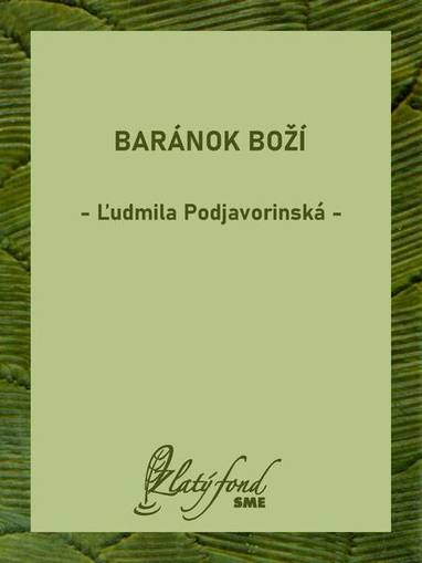 E-kniha Baránok Boží - Ľudmila Podjavorinská