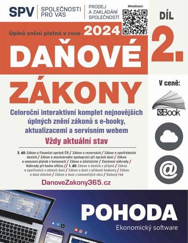 E-kniha Daňové zákony 2024 XXL ProFi (Díl 2.) - kolektiv autorů