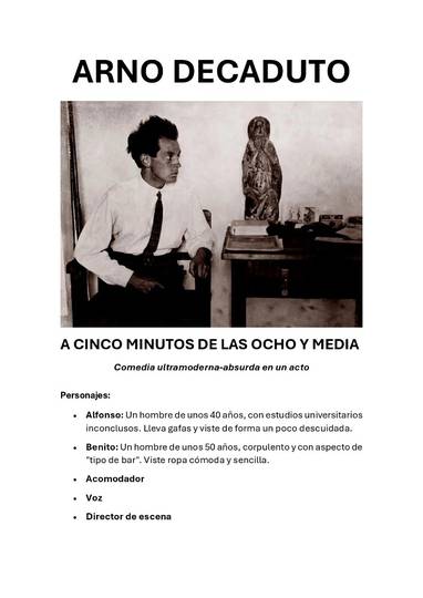 E-kniha A cinco minutos de las ocho y media - Arno Decaduto