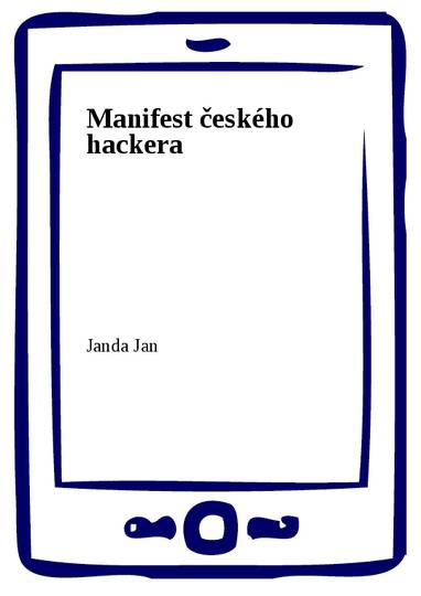 E-kniha Manifest českého hackera - Jan Janda