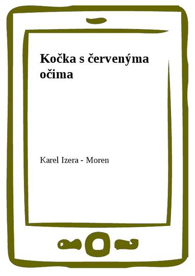 E-kniha Kočka s červenýma očima - Karel Izera - Moren