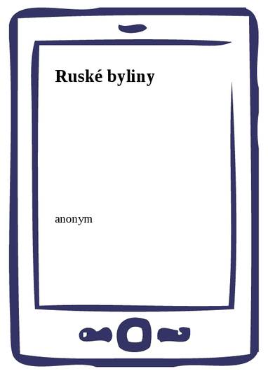 E-kniha Ruské byliny - anonym