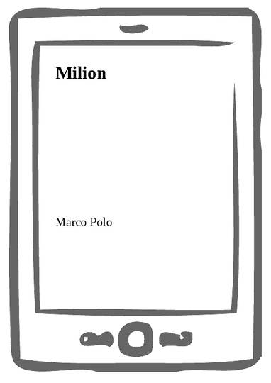 E-kniha Milion - Marco Polo